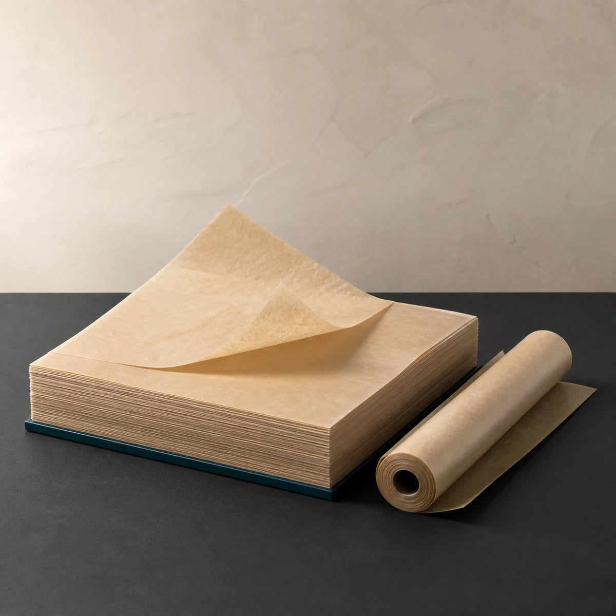 ABC Brands presentatiebeeld van kraft vetvrij papier