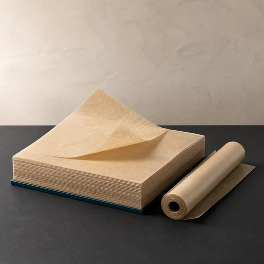 ABC Brands presentatiebeeld van kraft vetvrij papier
