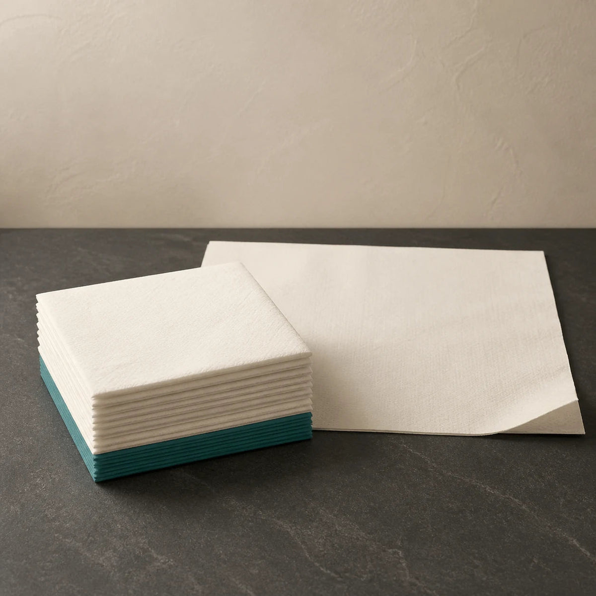 ABC Brands presentatiebeeld van tissue servetten