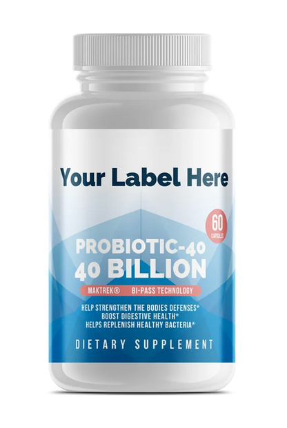Probiotic – 40 Billion CFU onder eigen merk — ABC Brands