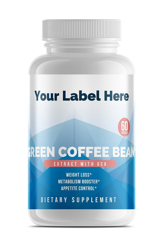 Green Coffee Bean w/GCA – 800mg onder eigen merk — ABC Brands