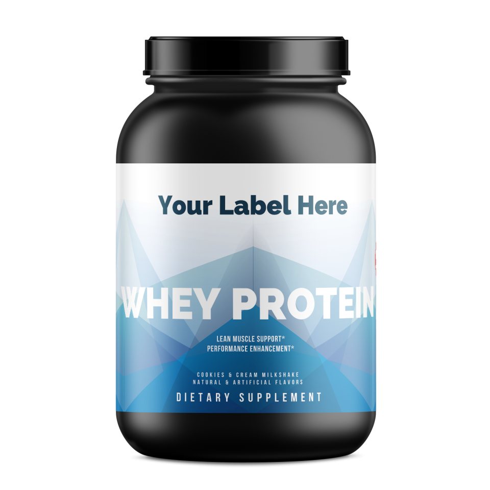 2lb Whey Cookies and Cream – 28 servings onder eigen merk — ABC Brands