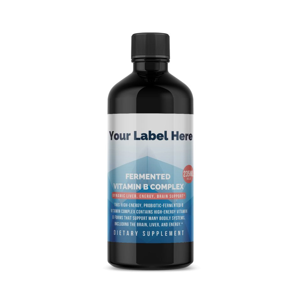 Fermented Vitamin B Complex 8 fl oz onder eigen merk — ABC Brands