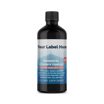 Fermented Vitamin B Complex 8 fl oz onder eigen merk — ABC Brands
