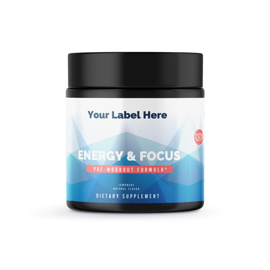 Energy Pre-Workout Lemonade 214g – 30 serv onder eigen merk — ABC Brands