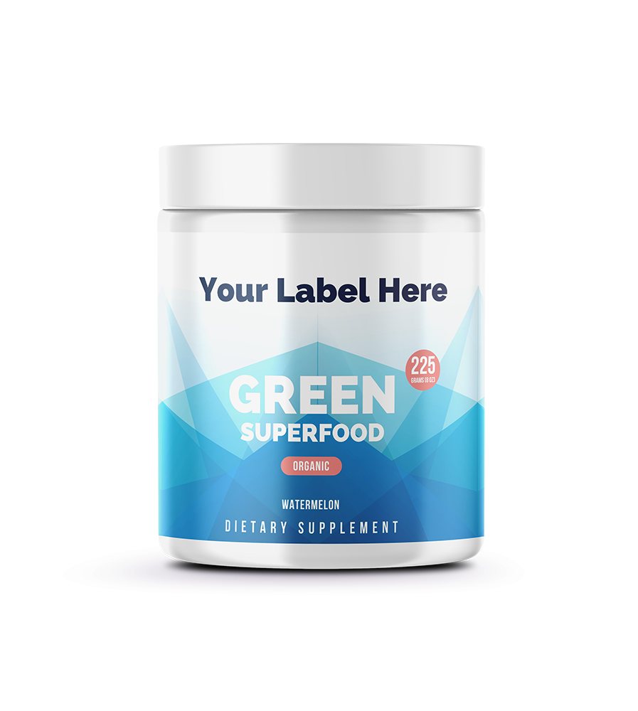 Organic Super Greens – Watermelon onder eigen merk — ABC Brands