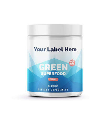 Organic Super Greens – Watermelon onder eigen merk — ABC Brands