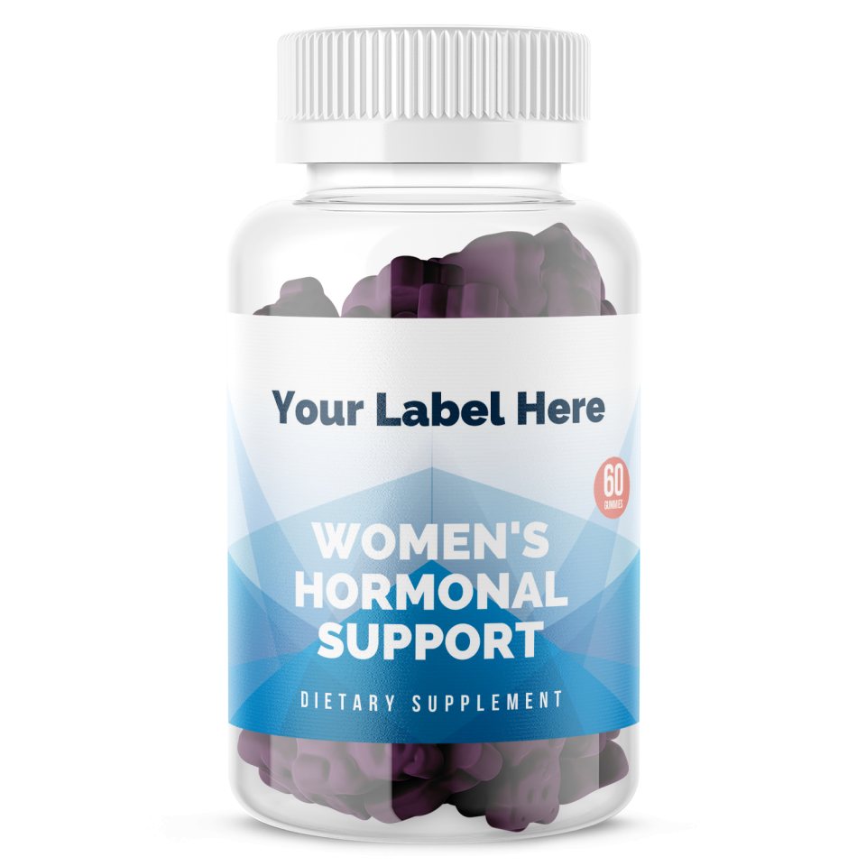 Private-label Women's Hormonal Support Gummies onder eigen merk — ABC Brands