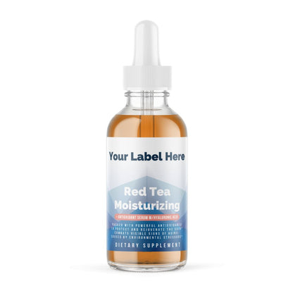 Red Tea Moisturizing + Antioxidant Serum w/Hyaluronic Acid, USA Made onder eigen merk — ABC Brands