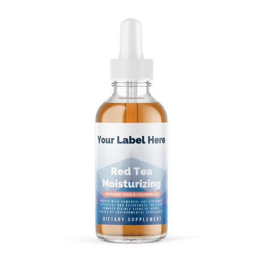 Red Tea Moisturizing + Antioxidant Serum w/Hyaluronic Acid, USA Made onder eigen merk — ABC Brands